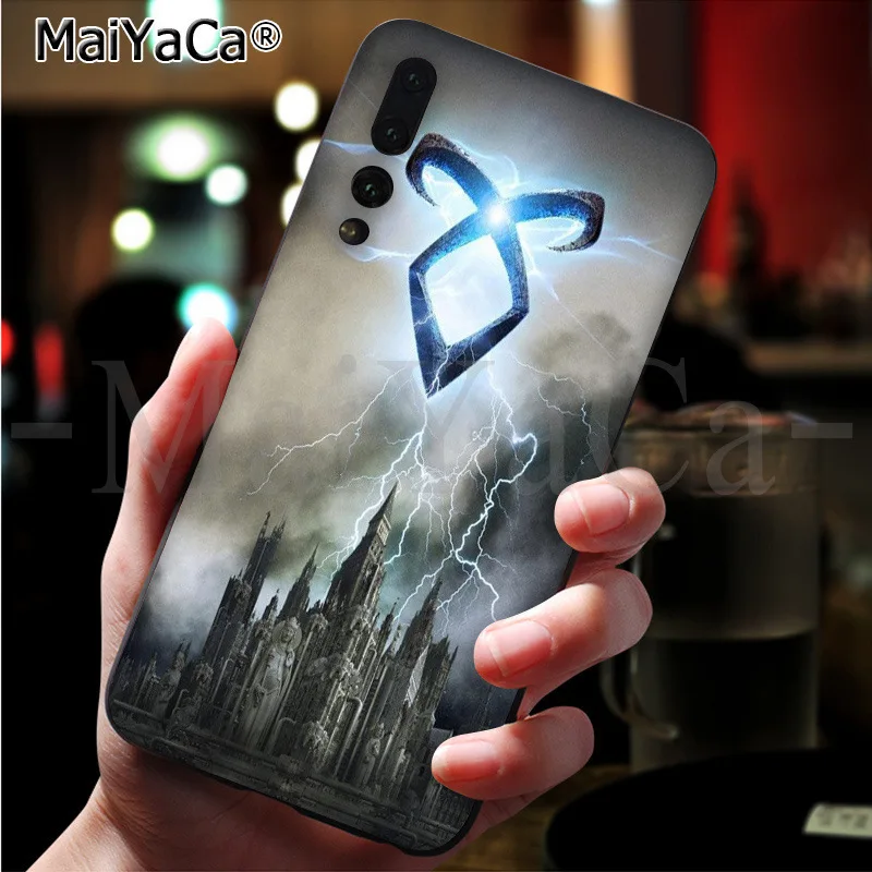 Умный чехол MaiYaCa для телефона черный мягкий Huawei P10 plus 20 pro P20 lite mate9 10 honor View