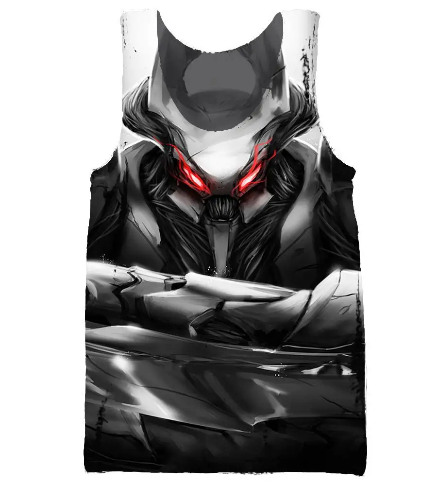 League of Legends Game Tank Top Gym Men 3D жилет без рукавов Летний Фитнес майка топы для занятий