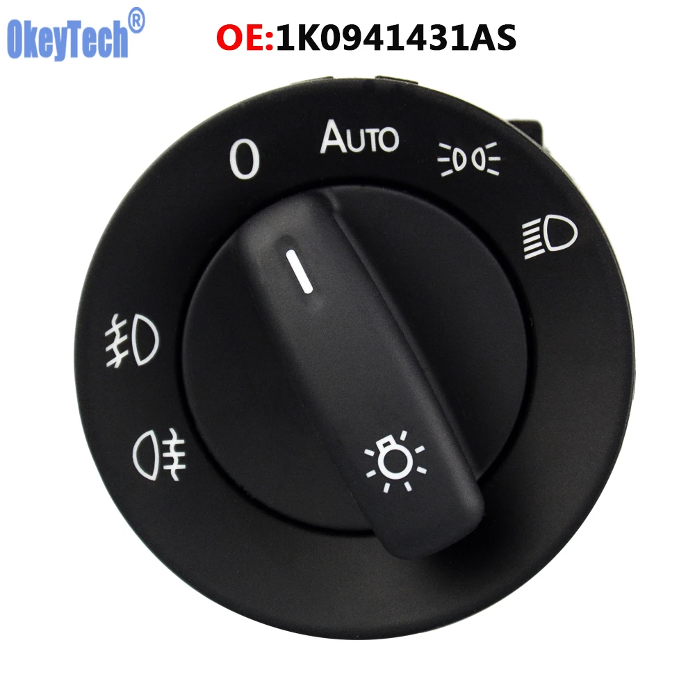Сменный переключатель противотуманной фары OkeyTech 1K0 941 431AS для V W Golf 5 6 Plus Tiguan Caddy Passat