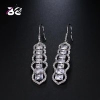 be 8 new special aaa cubic zirconia womens gourd pendant drop earrings for wedding gift accessories e469