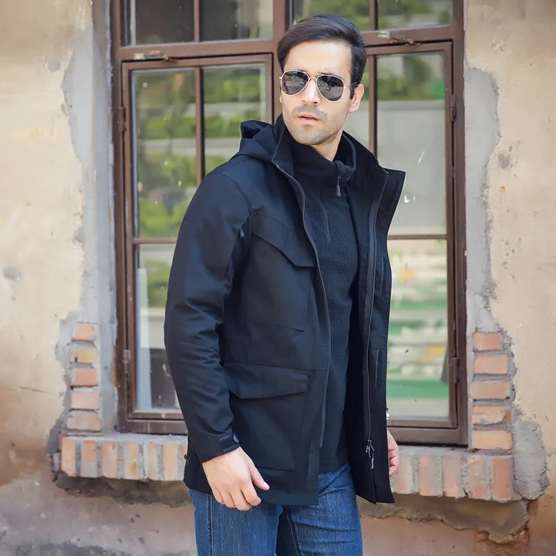 Куртка M65 Мужская тактическая водонепроницаемая быстросохнущая куртка для