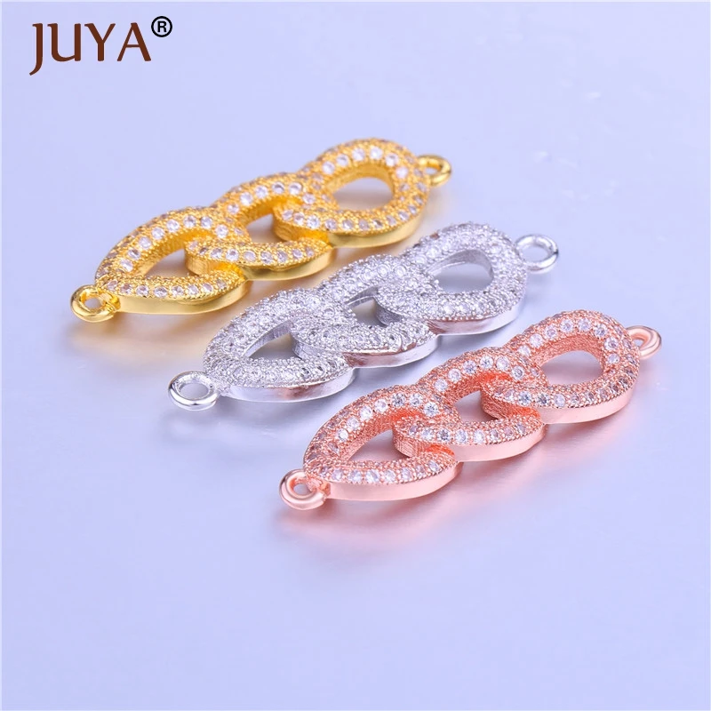 5 шт. медные пончики для браслета 10 х34 мм|jewelry connector|micro pave connectorjewelry accessories |
