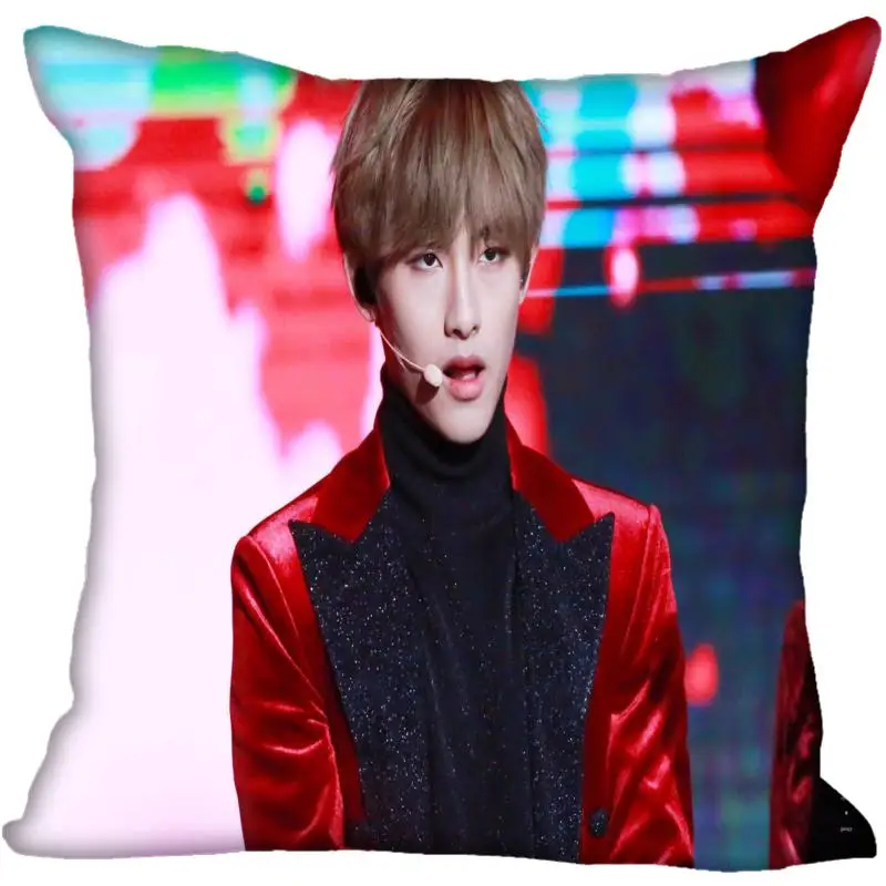Популярная шелковая квадратная наволочка Fan Xi KPOP NCT WINWIN с принтом домашние