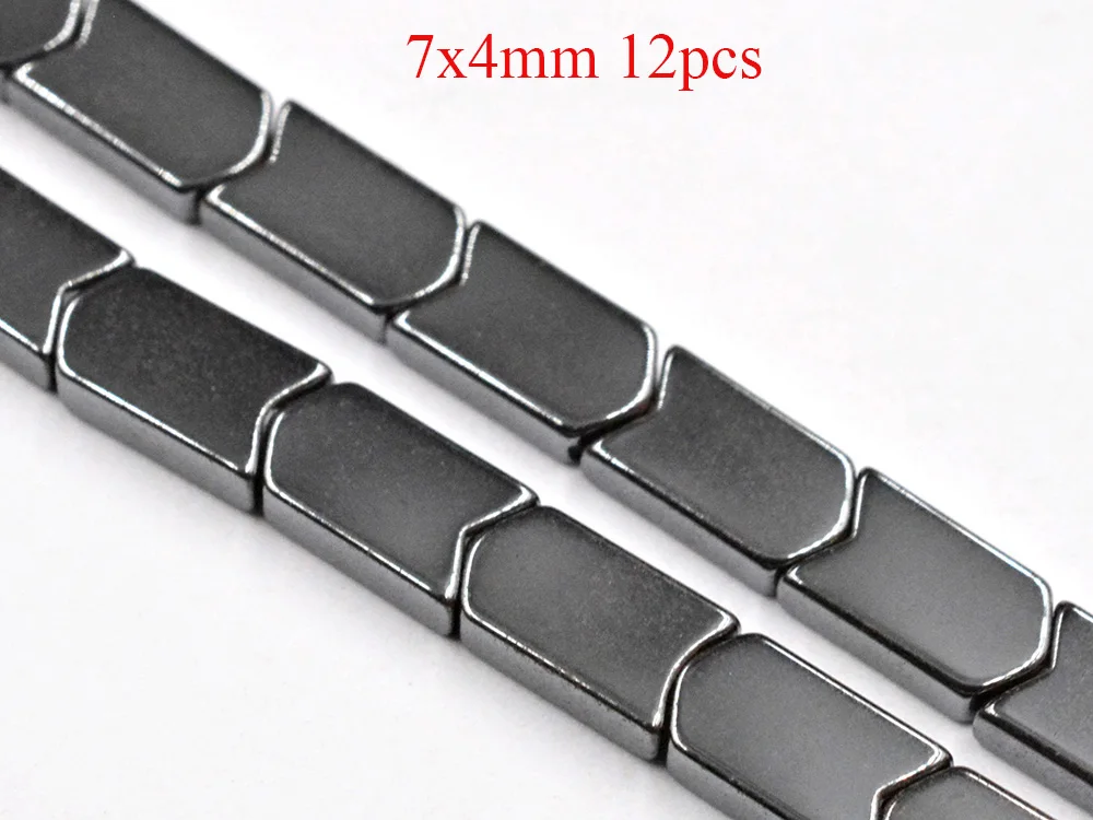 FLTMRH Natural Stone Hematite Beads Bright Geometric shape beads for DIY Necklace Bracelet Jewelry Making Accessories | Украшения и