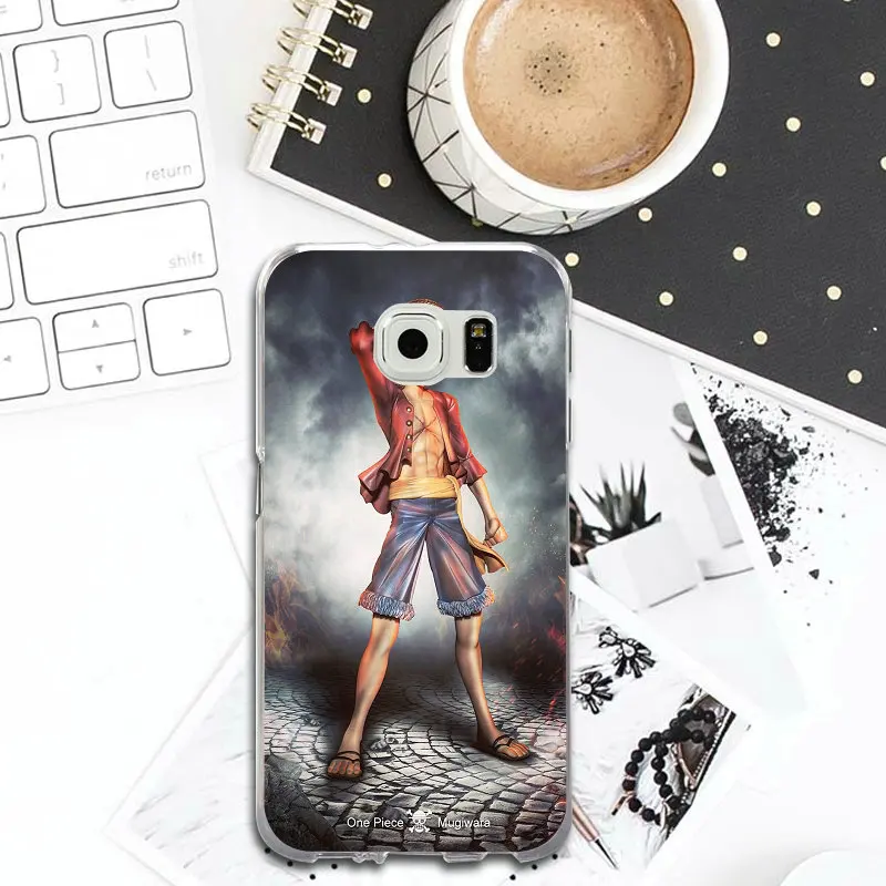 Soft TPU Silicon Cover for Samsung Galaxy S2 S4 S5 S6 S7 S8 S9 Edge Plus Note 2 3 4 5 8 Anime One Piece Series |