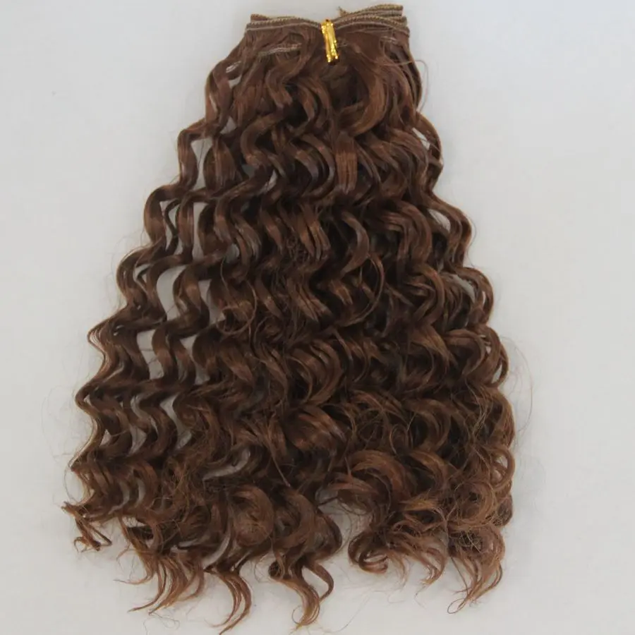 20 см кукла Gair для 1/3 1/4 1/6 BJD Diy натуральные волнистые куклы парики дерево молочный