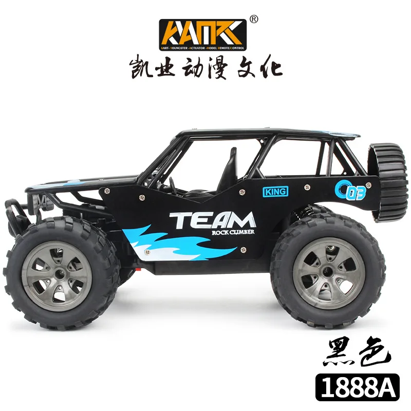 Черный 1/18 RC автомобиль 4WD альпинистский автомобиль 4x4 двойной привод двигателей Bigfoot автомобиль дистанционное управление модель внедорожника игрушки - Цвет: Черный