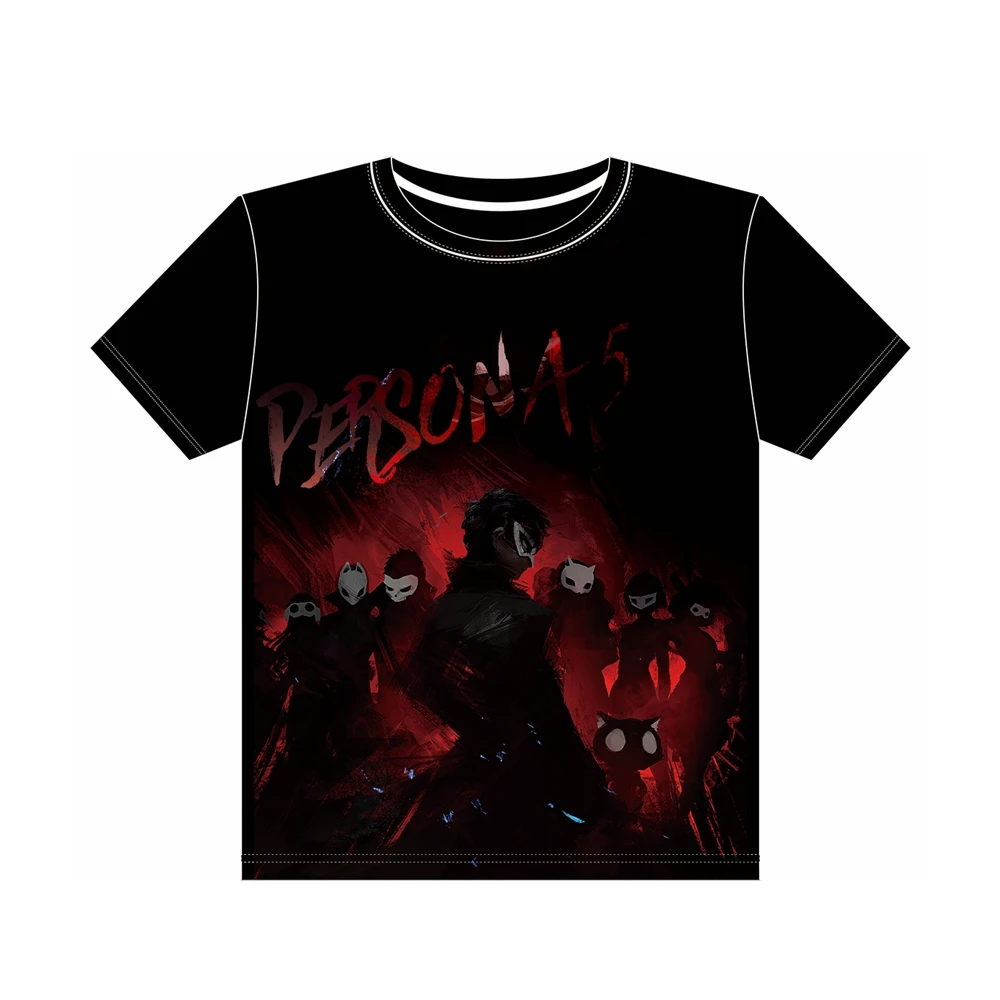 MGFHOME аниме JK Горячая игра Persona 5 P5 Ren Amamiya Akira Kurusu Joker Косплей Рубашка футболки топы