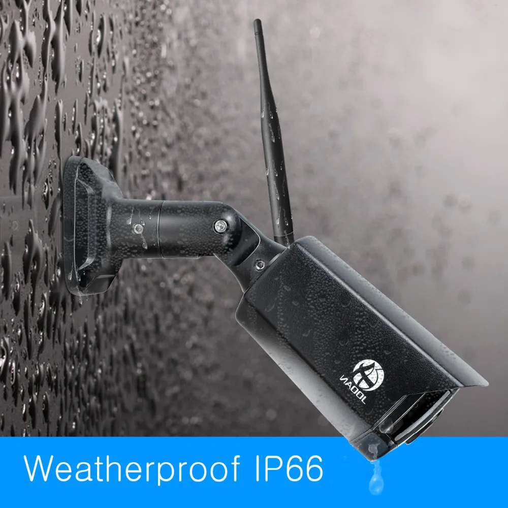 Jooan 8CH CCTV Системы Беспроводной 960 P NVR 8 шт. 1.3MP ИК Открытый P2P Wi Fi ip безопасности