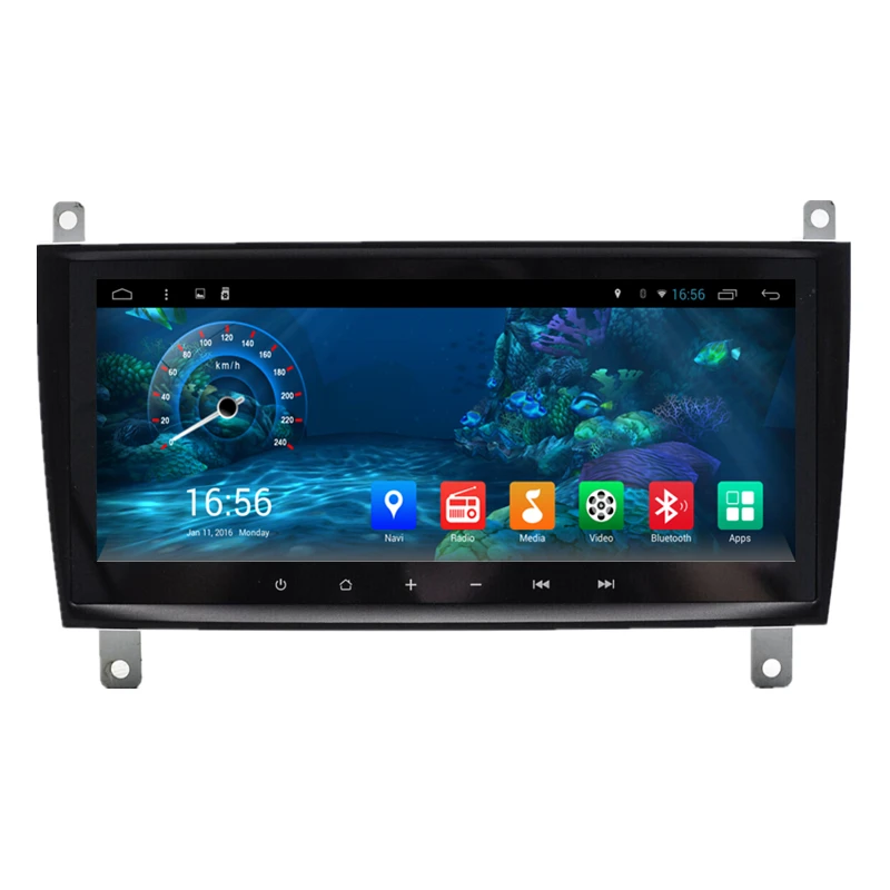 Автомагнитола на Android 8 дюйма GPS для Mercedes Benz C CLK W203 C63 AMG C180 C200 C230 C320 CLK350 CLK500|central