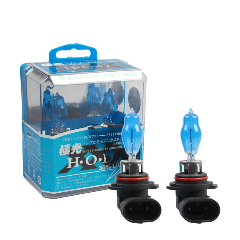 2 шт. 12V H4 100W белая галогенные лампы H1 H4 H7 H8 9005 высокое Мощность лампа фары автомобиля замена лампы