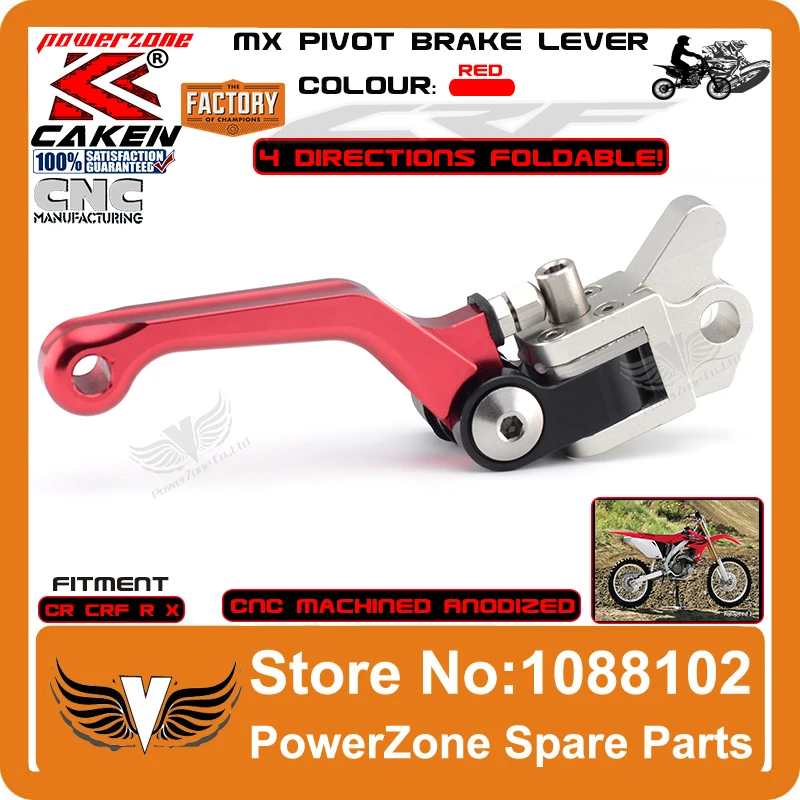 MX Povit рычаг тормоза 4 направления складной Fit CR80 85 CRF125F 150R CR125 250 CRF230 CRF250R 250X CRF450R 450X
