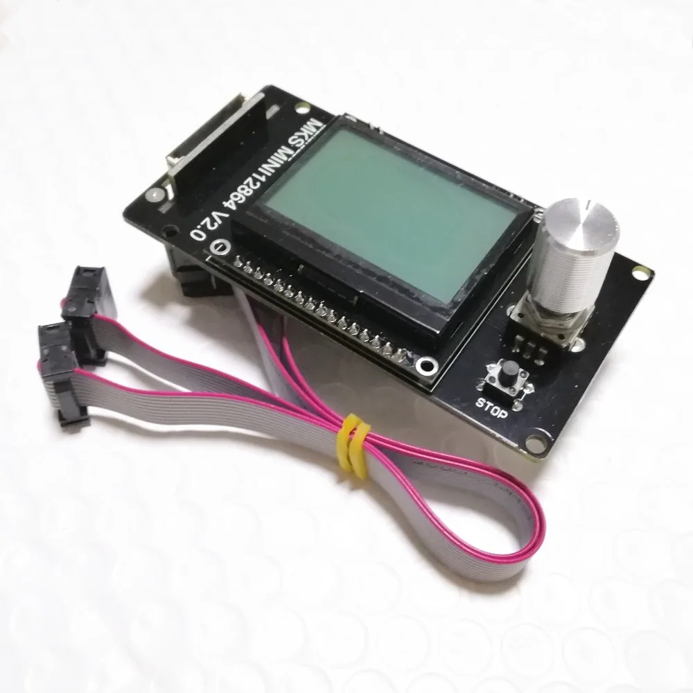 MKS база Встроенная Материнская плата + MINI12864LCD панель DIY Набор для начинающих ramps 1 4