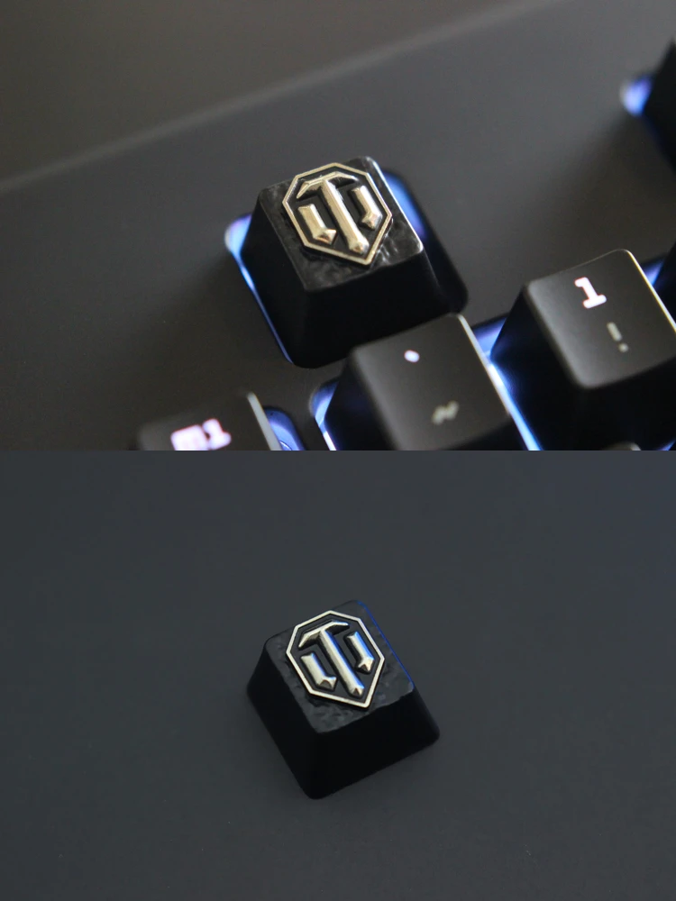Заказной тисненый цинковый сплав keycap Для Игры Механическая клавиатура, высококачественный уникальный DIY для B