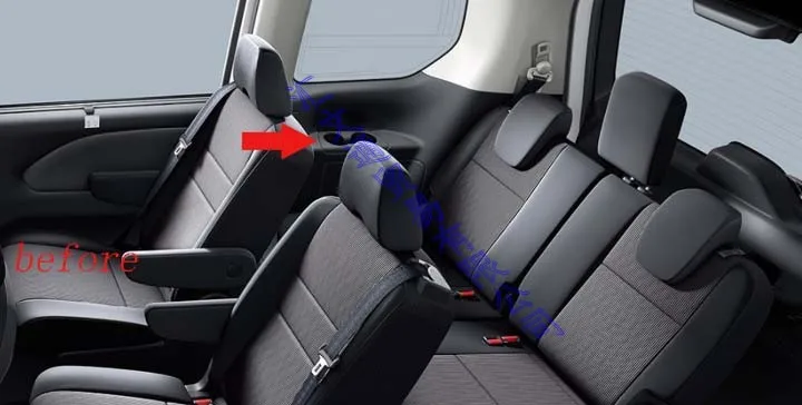 Для NISSAN SERENA C27 2017 2018 2019 ABS Хром Матовый заднего сиденья напиток держатель для