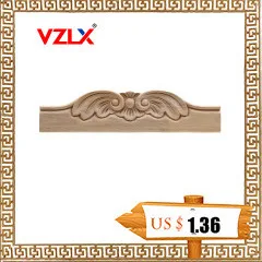 VZLX китайский Деревянный винтажный деревянный резной угловой декор для стен, декор для стен, Неокрашенная рамка, аппликация, аксессуары для украшения дома