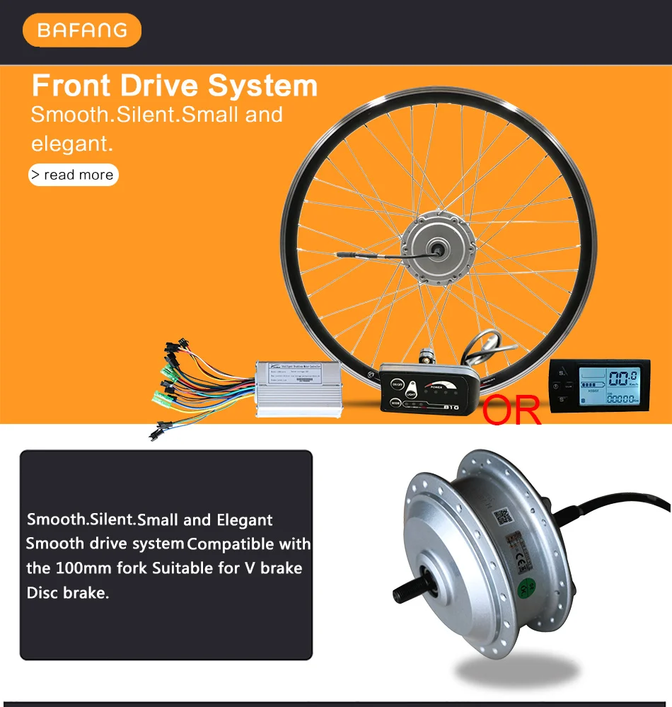 BAFANG 36V 250W 350W 500W спереди 8Fun мотор для центрального движения колеса с бесщеточным двигателем Шестерни мотор для центрального движения для велосипед электровелосипед велосипед двигатель CE