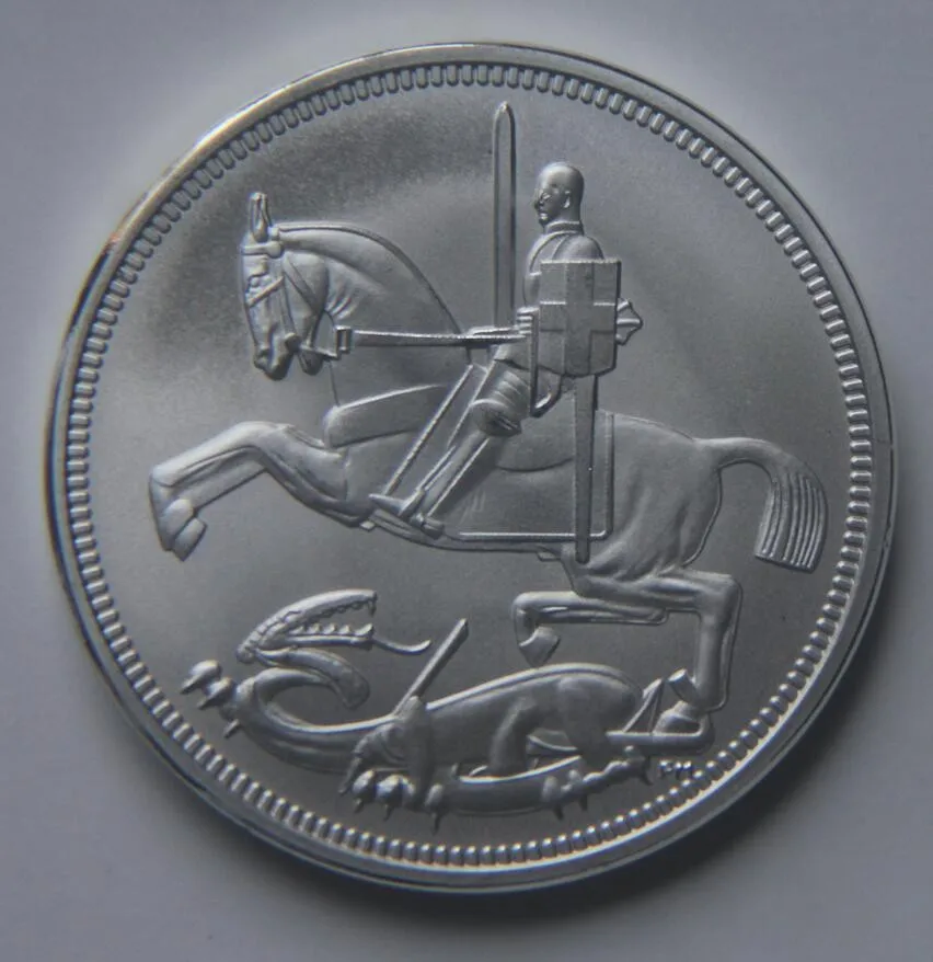 40 мм медаль королевы Виктории Святого Георга сувенирная монета Великобритании и