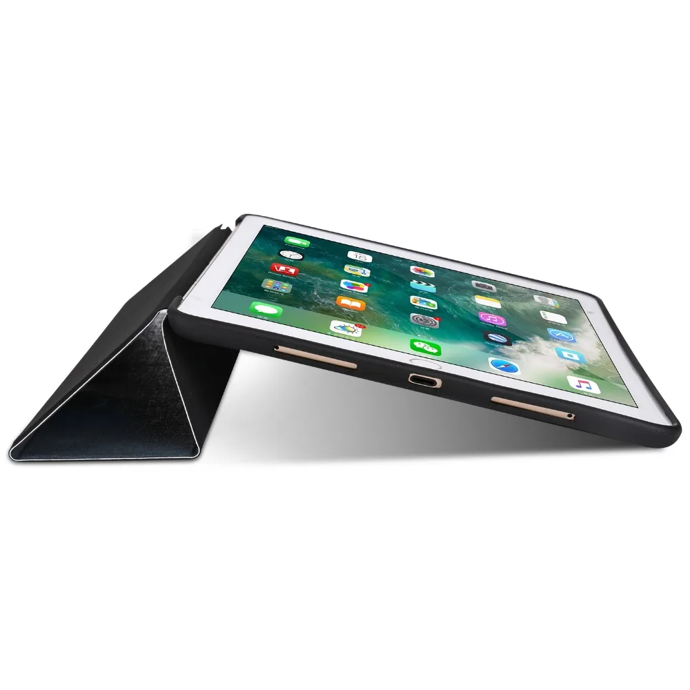 Чехол на iPad Pro 9,7 дюйма: A1673'1674'A1675. YCJOYZW-PU кожаный чехол+ мягкая силиконовая полная защита для угла-Smart sleep wake up