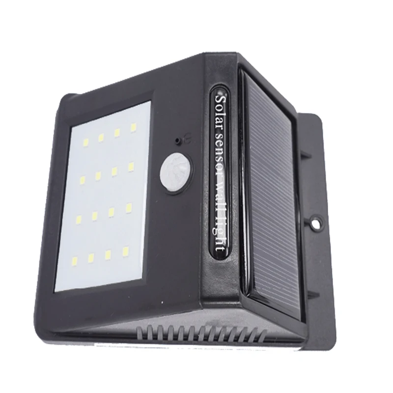 16 светодиодов настенный светильник с солнечным датчиком водонепроницаемый IP65