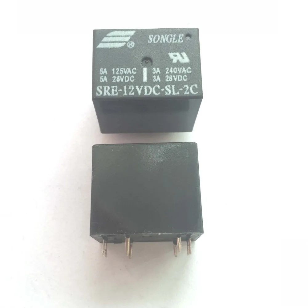 Силовые реле SRE-05VDC-SL-2C SRE-12VDC-SL-2C SRE-24VDC-SL-2C 5 В 12 24 3A 240 8PIN Реле оптовая цена 10 шт.