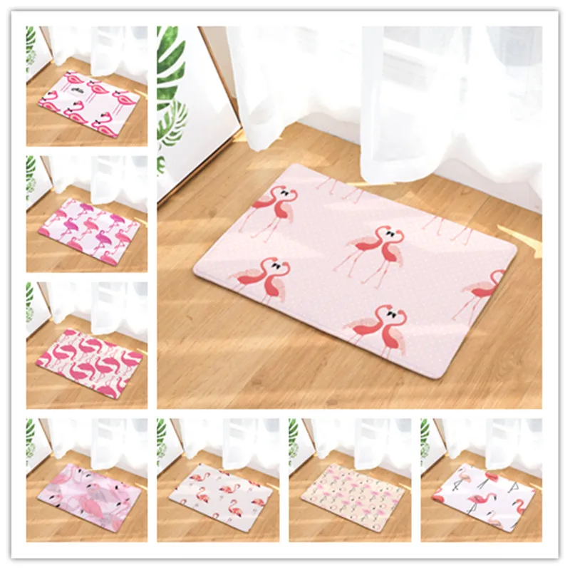Flamingo Mats Home Decor Series Carpets Non-slip Kitchen Rugs for Living Room Floor 40X60 50X80cm | Дом и сад