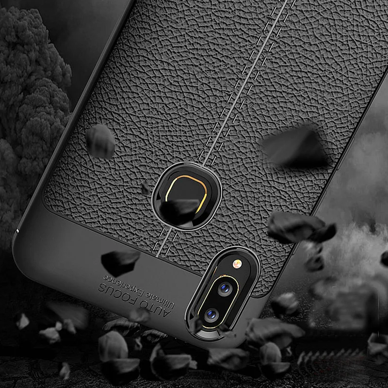 Роскошный кожаный чехол YUETUO из мягкого ТПУ для телефона vivo v9 v 9 y85 силиконовые