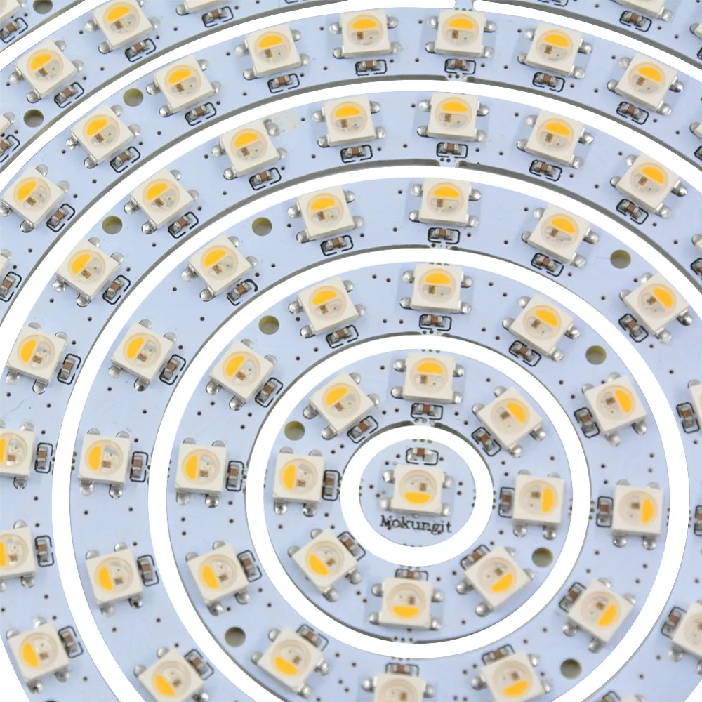 Mokungit 1 8 12 16 24 32 40 48 60 93 241 бит LED s SK6812 RGBW RGBWW SMD 2700-6500K светодиодный кольцевой