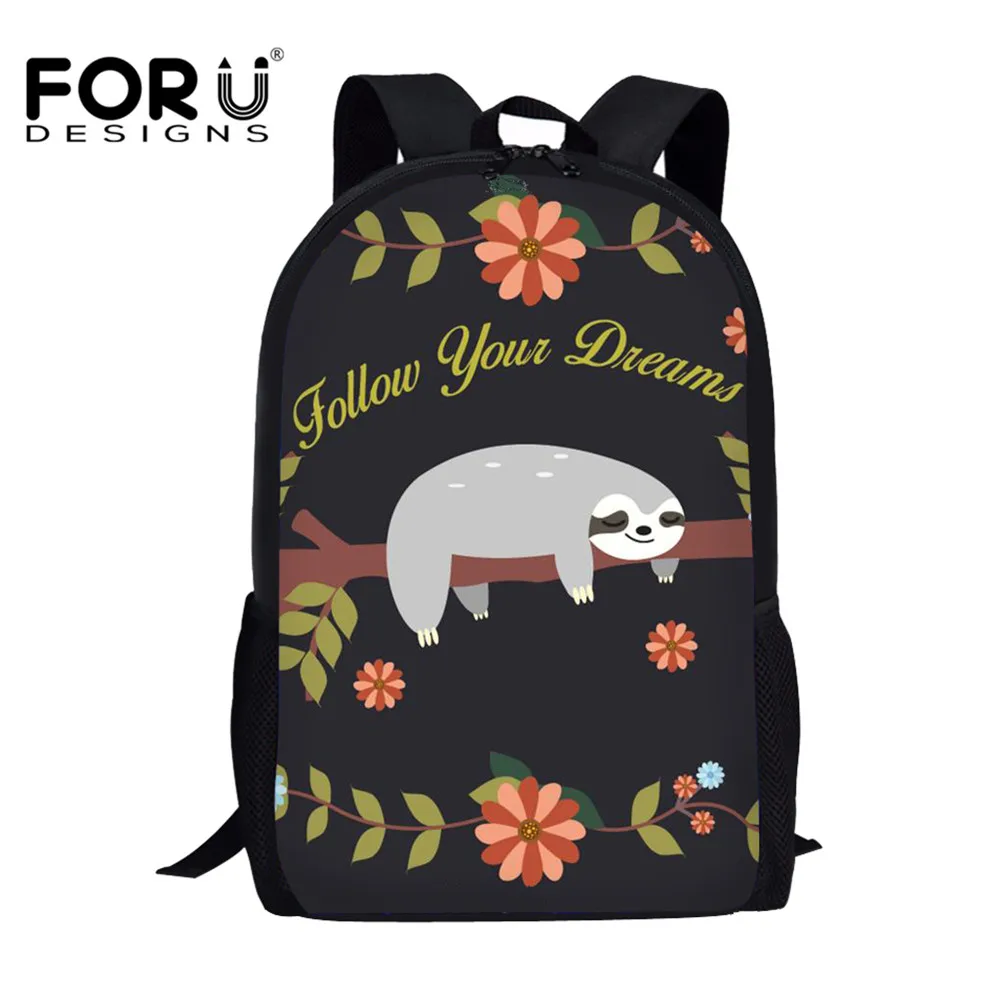 FORUDESIGNS/Лидер продаж, сумка для мальчиков и девочек с мультяшным принтом, модные рюкзаки, школьные сумки, детские большие сумки, Mochila - Цвет: HXA05C