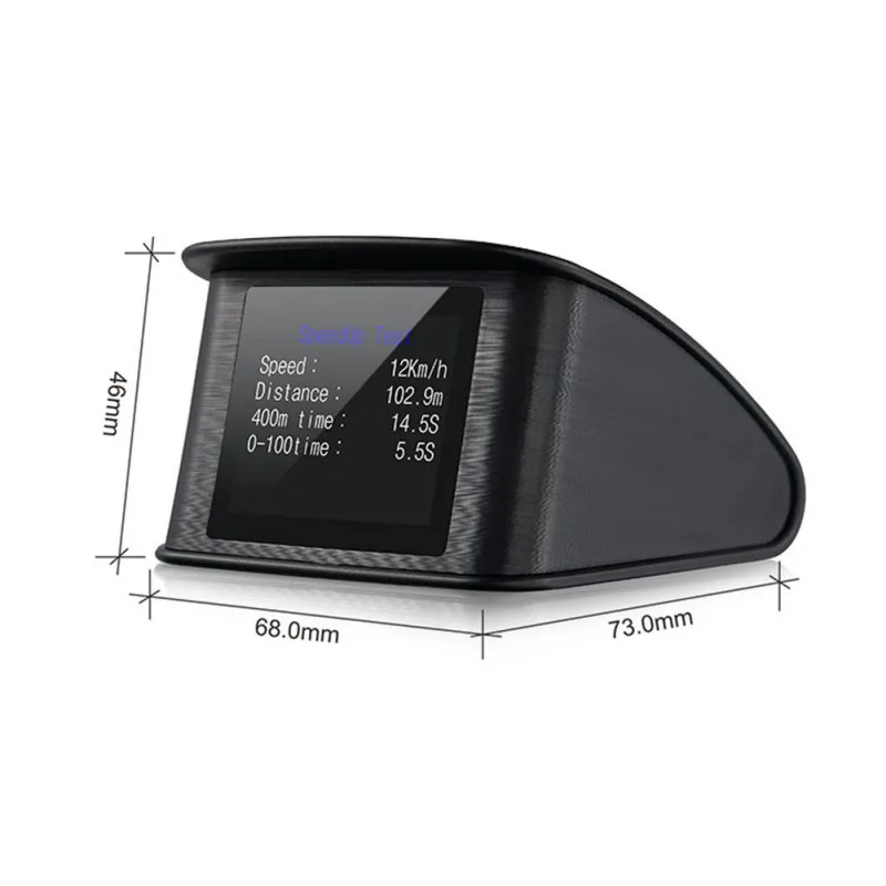 Hud gps OBD Компьютер Автомобильный проектор скорости Цифровой скорость метр дисплей расход топлива Температура Датчик диагностический инструмент