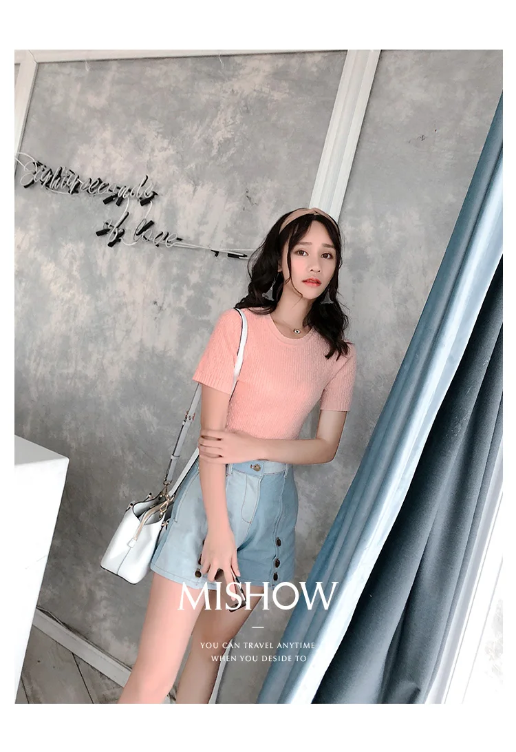 Mishow Женские джинсовые шотры MX18B2223