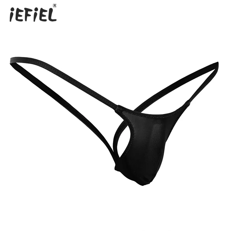 IEFiEL Sissy мужские стринги и нижнее белье сексуальное трусы с низкой посадкой