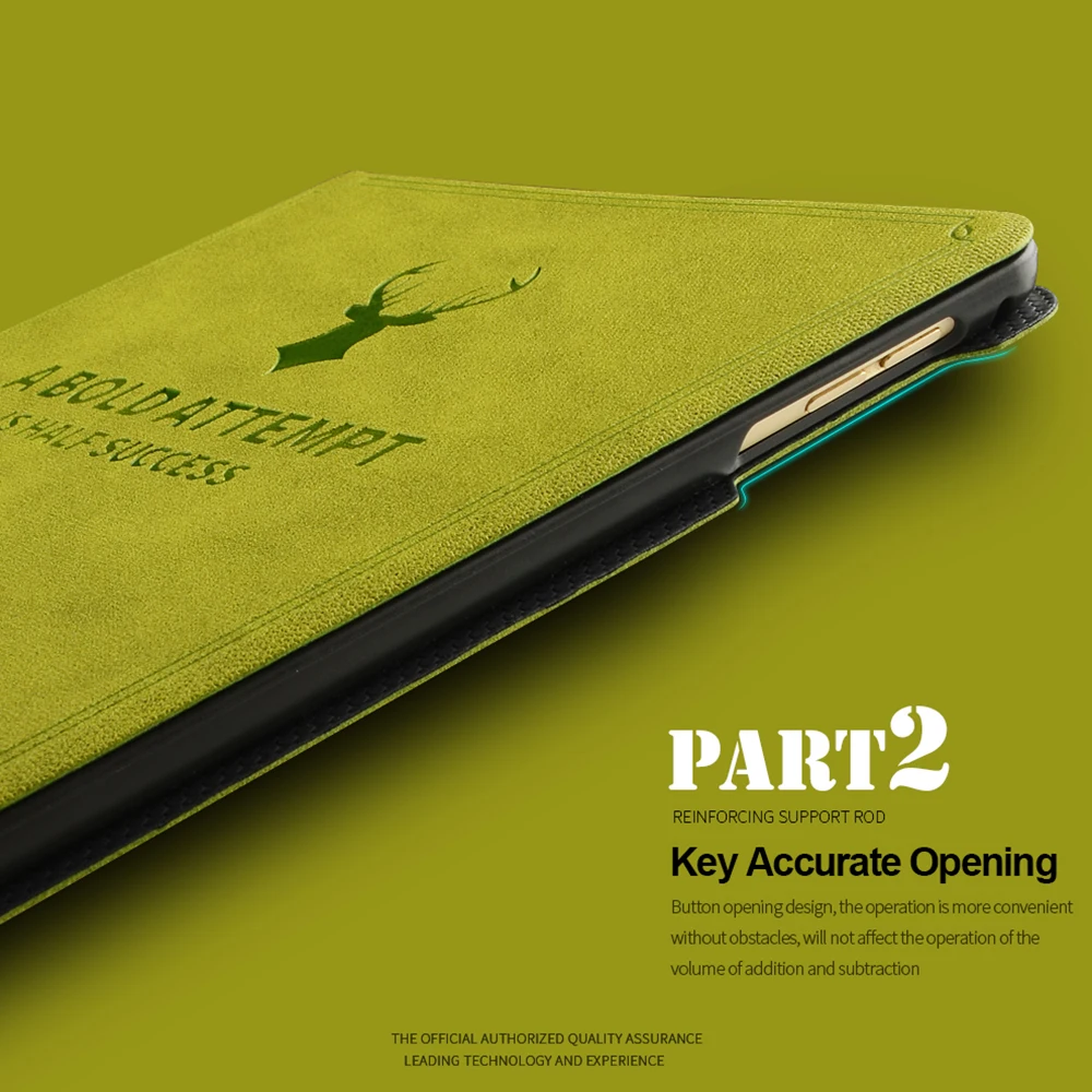 Чехол с изображением оленя KISSCASE Smart Wake Up для Ipad Mini 1 2 3 4 ультратонкий кожаный