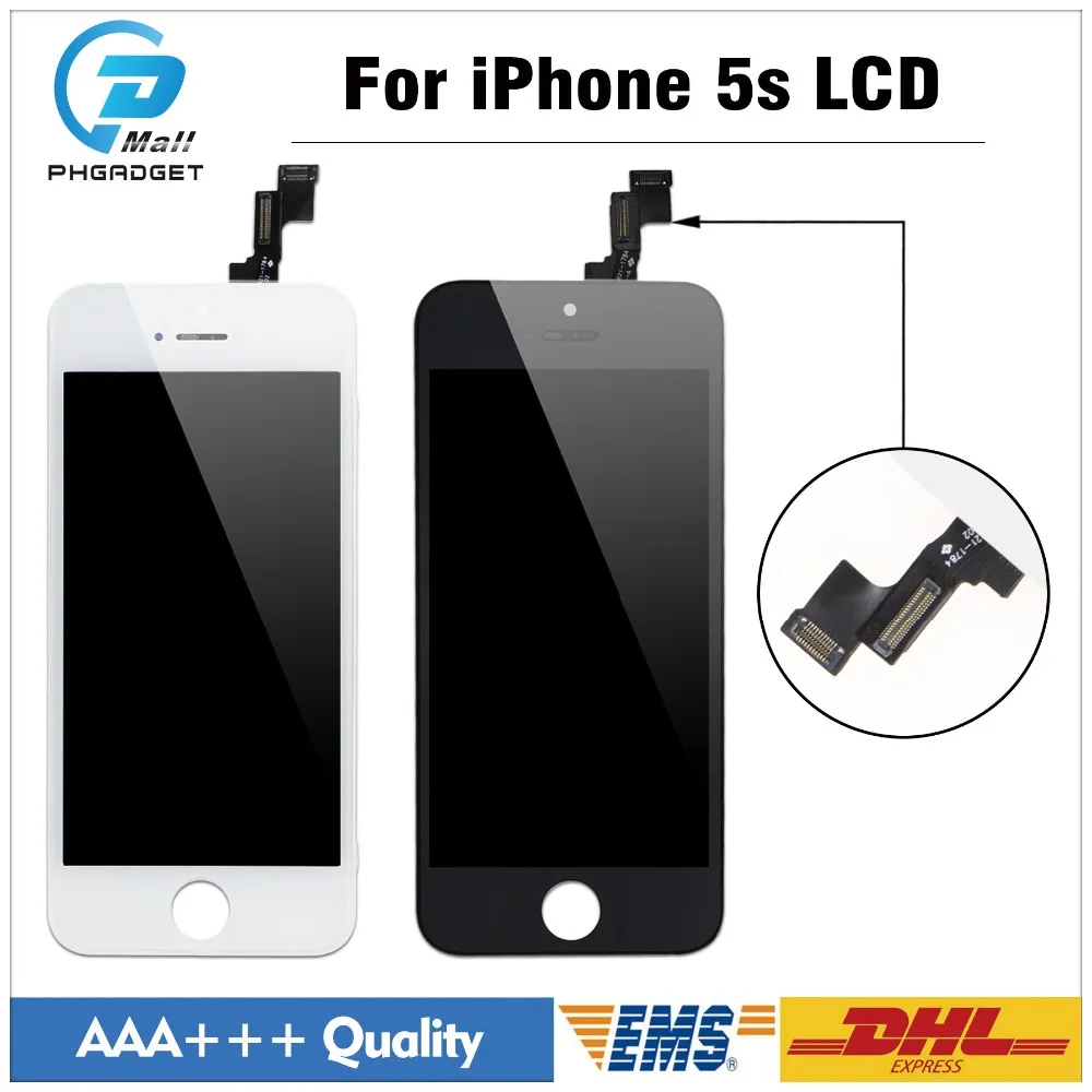 10 шт./лот ЖК дисплей с сенсорным экраном для iPhone 5 5S 5C SE дигитайзер сборка Замена