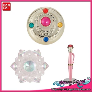 PrettyAngel-подлинный Bandai Сейлор Мун 25-я годовщина гашапон мемориальные изделия медальон-звезда Маскировка игрушечные ручки фигурки - Цвет: A (3 Piece)