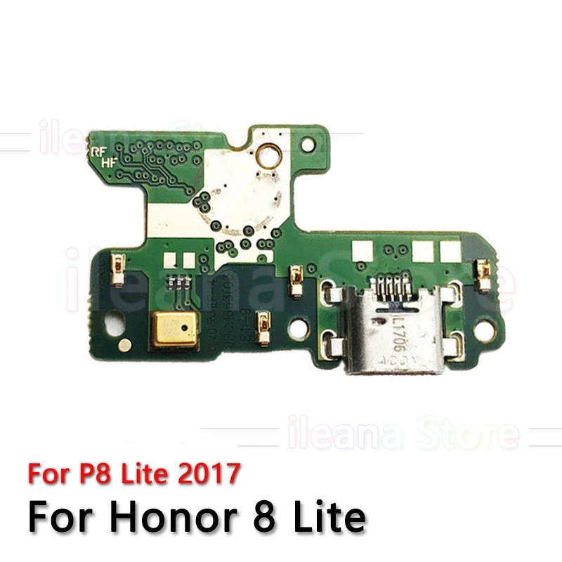 Для huawei Honor 8 8C 8X Max 9 9i 10 Lite USB Дата Зарядка порт Зарядное устройство Док-станция разъем гибкий кабель для телефона запчасти - Цвет: For Honor 8Lite