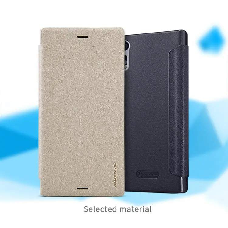 Для Sony Xperia XZ чехол NILLKIN Sparkle Роскошные Флип раскладный кожаный задняя крышка для