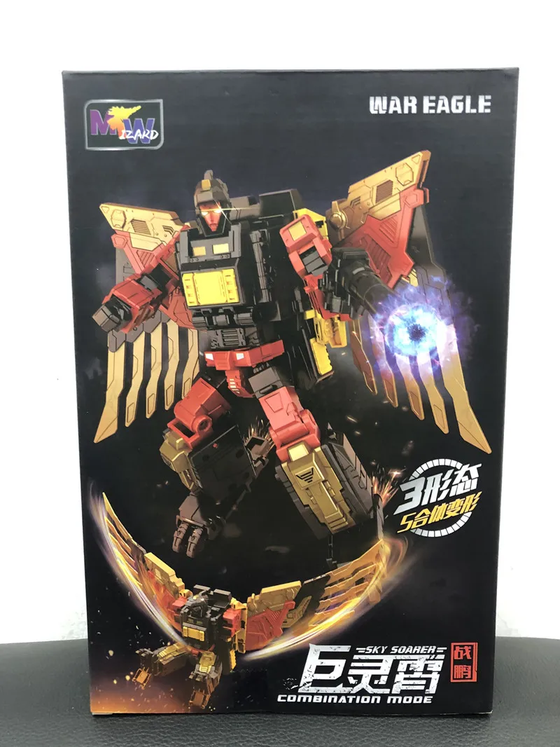G1 трансформация predaking Divebomb большой военный режим орла фигурка робота