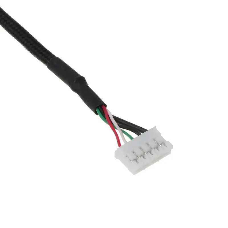 Прочный нейлоновый плетеный кабель USB для мыши сменный провод проводной игровой