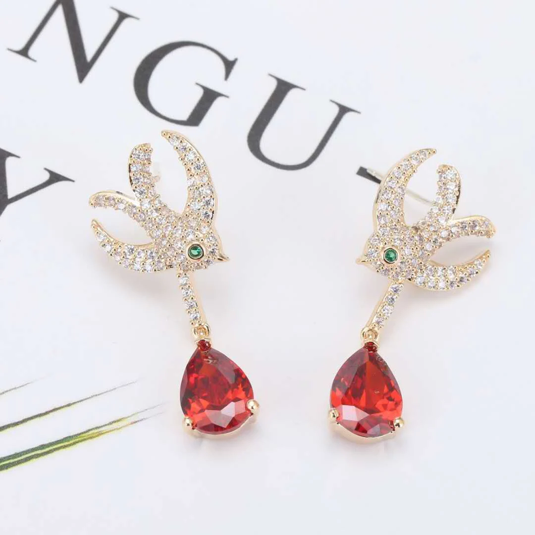 

Be 8 Beauty New Bride Shape Cubic Zirconia Dangle Earrings for Women Fashion Style Exquise Earring Brinco Jewelry Wholsale E-347