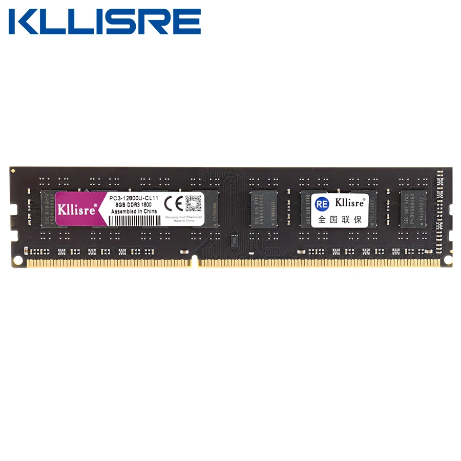 Kllisre DDR3 8 Гб 1600 МГц 1333 оперативная память Настольный ПК DIMM|ram memory pc2100|ram wholesalememory card
