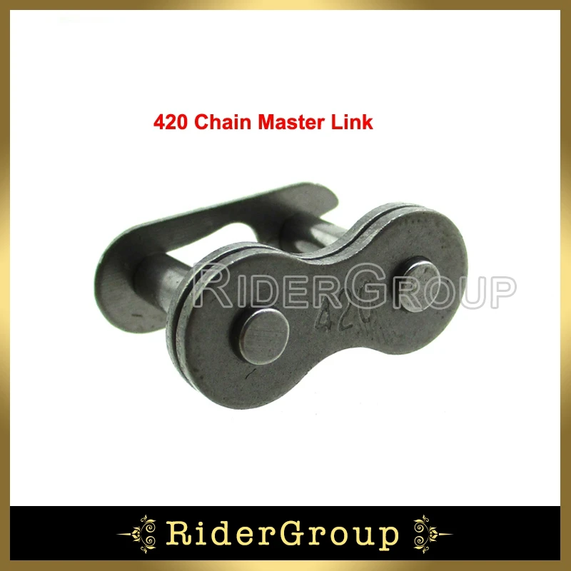 420 цепь Master Link для 50 куб. См 70 90 Мотоцикл ATV Quad Go Kart мопед скутер Kandi Taotao|Ножные