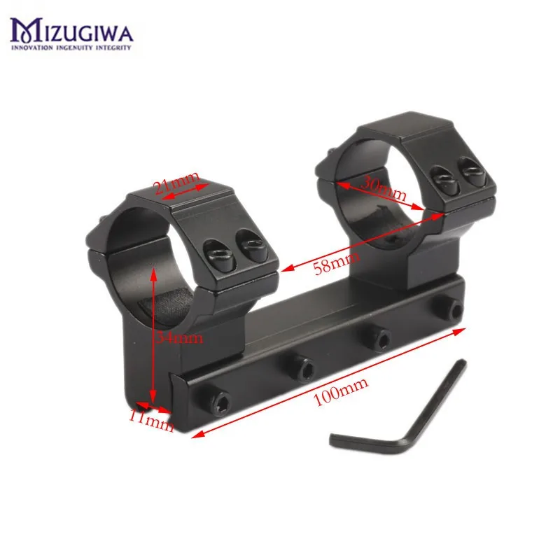 Монокуляр с двойным кольцом Mizugiwa 30 мм 11 мм|rail weaver|11mm dovetail rail11mm |