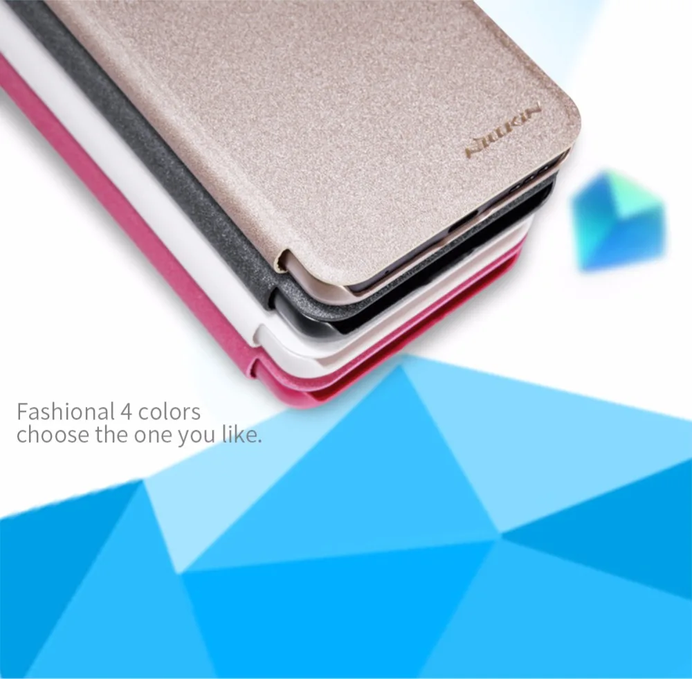 Кожаный чехол для lg g6 NILLKIN sparkle pu кожаный флип-чехол с умным окошком для lg g6(5,7 дюйма