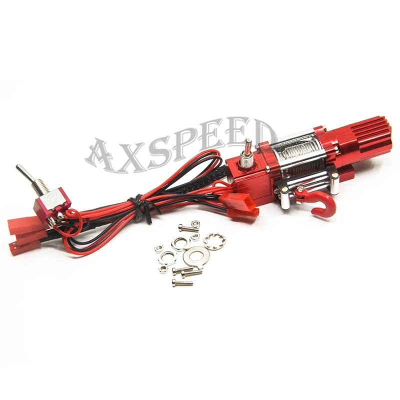 AXSPEED 1: 10 RC Гусеничный Металлический Стальной проводной блок управления лебедкой #