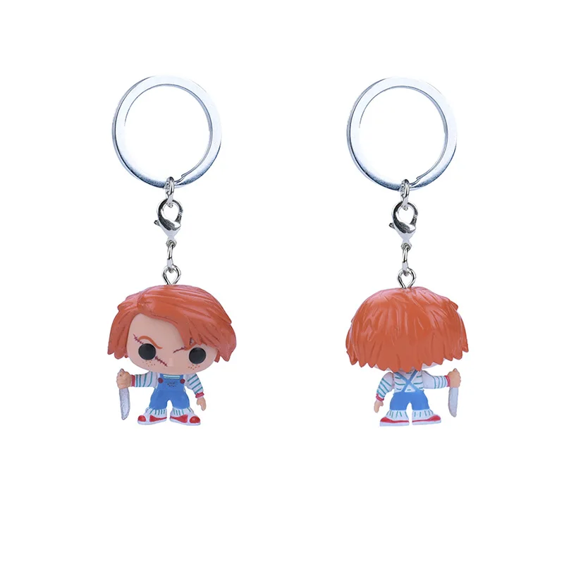 POP фильм ужасов ребенка играть Чаки брелок модели игрушка на кольцо для ключей