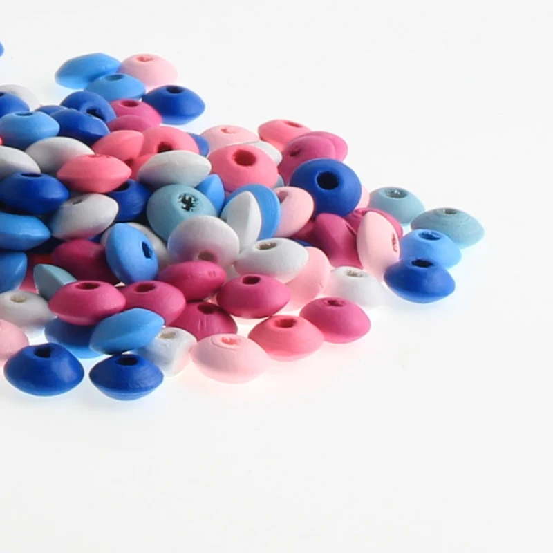 100 шт. деревянные бусины погремушки 12 х6 мм|beads for jewelry making|wooden beadscolored wooden beads |