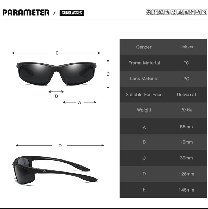 Мужские Винтажные Солнцезащитные очки DUBERY поляризационные солнцезащитные для