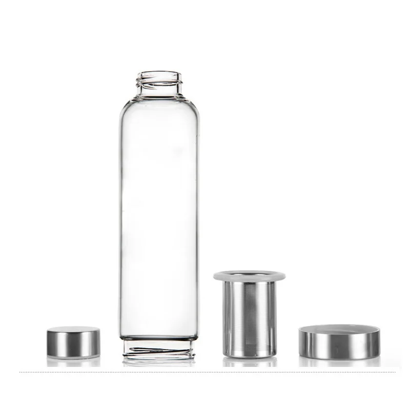 50 шт чай Infusers термостойкая стеклянная бутылка для воды лимон креативные подарки