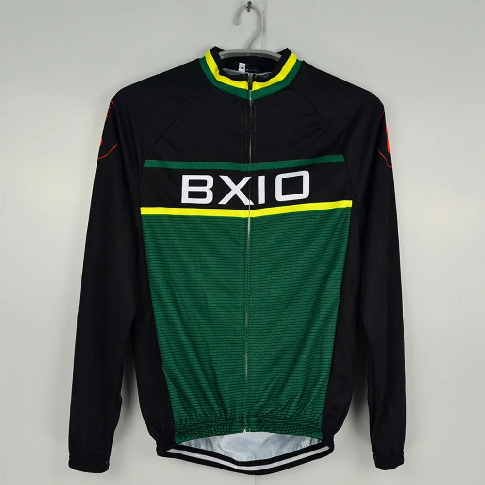 BXIO Men Pro Cycling Jacket Bike Winter Fleece Jackets Windproof Clothes MTB Ciclismo Maillot Fit BX-0109HG092-J | Спорт и